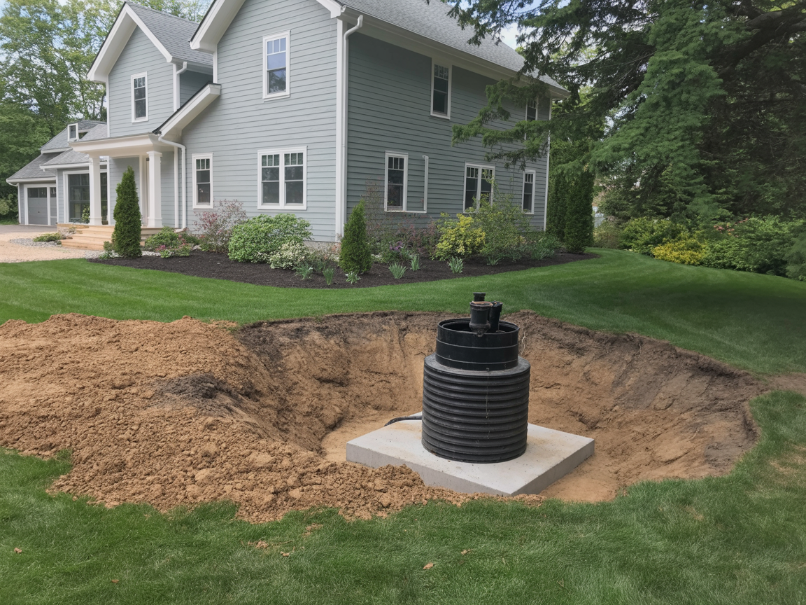 Septic Install – Backfilled & Graded