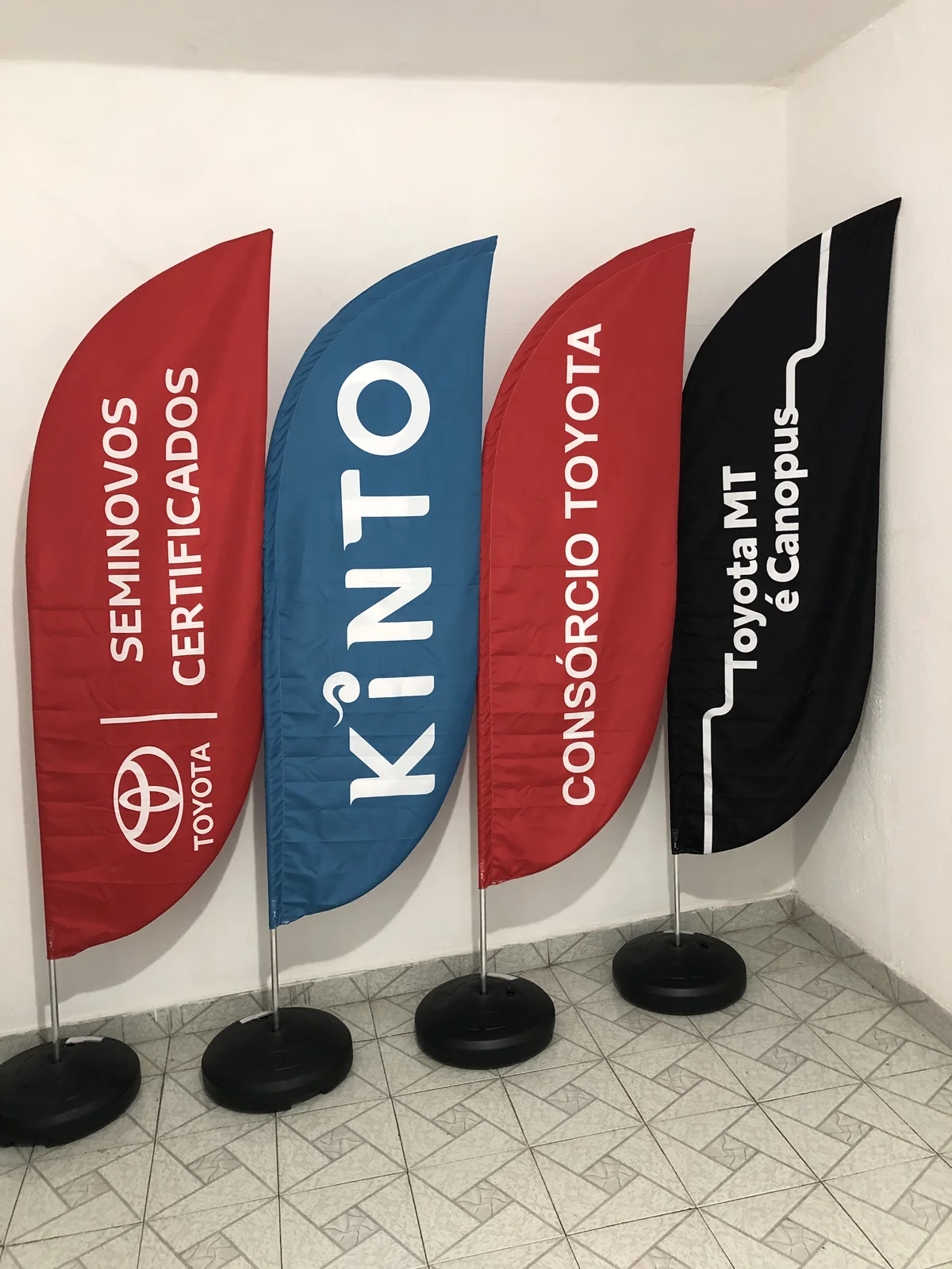 Windbanner publicitário - Modelo 7