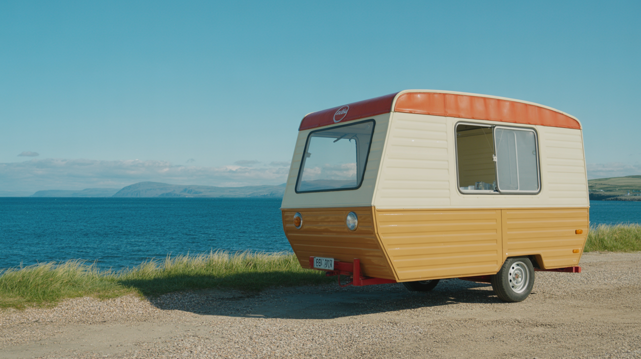 Swirl ice cream trailer on the Esplanade