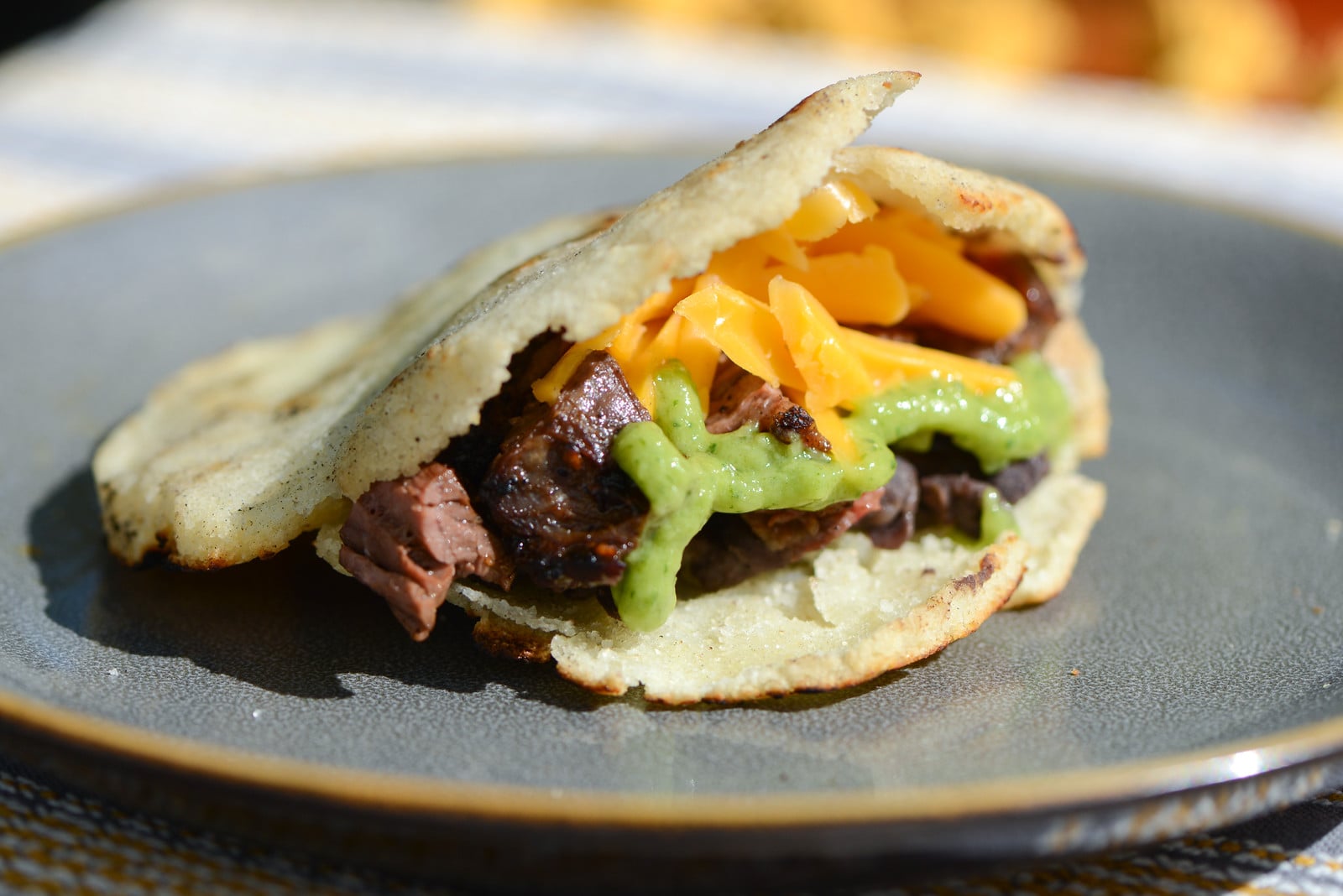 Venezuelan Black Bean Arepas