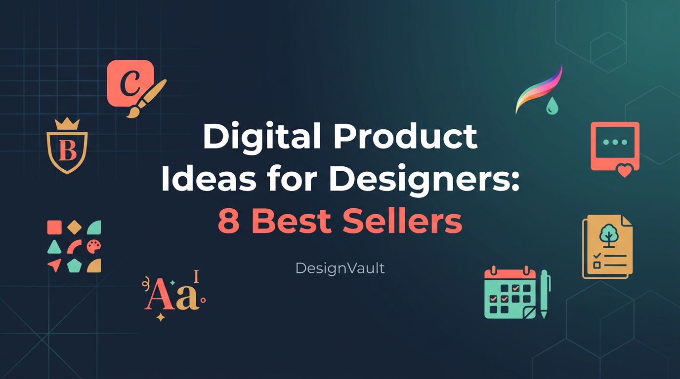 Digital Product Ideas for Designers: 8 Best Sellers