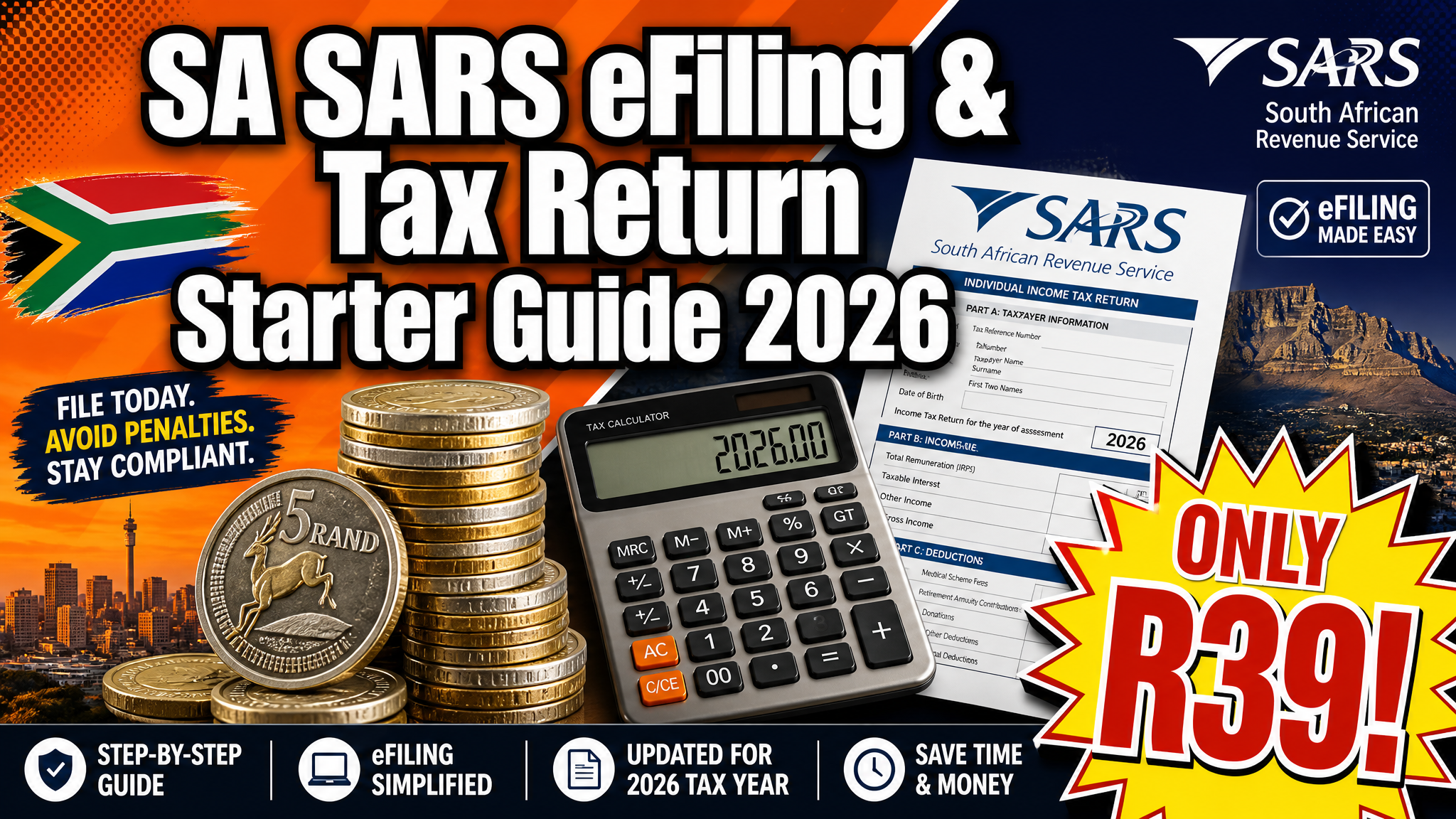 SA SARS eFiling & Tax Return Starter Guide 2026