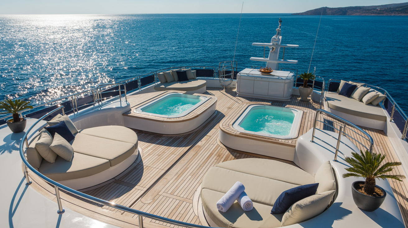 LADY LARA - Twin swimming pools on the sundeck