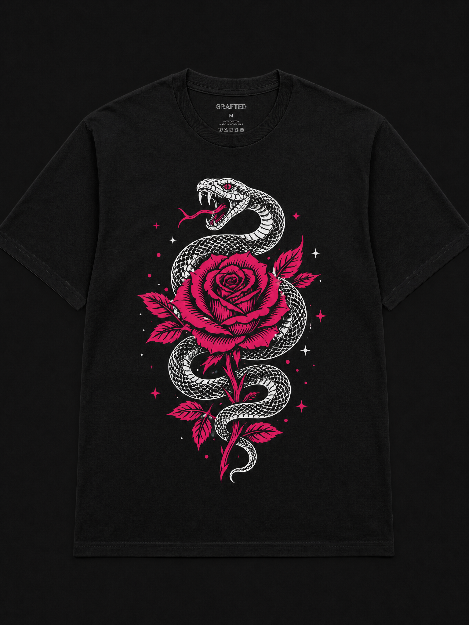 Snake & Rose Tee
