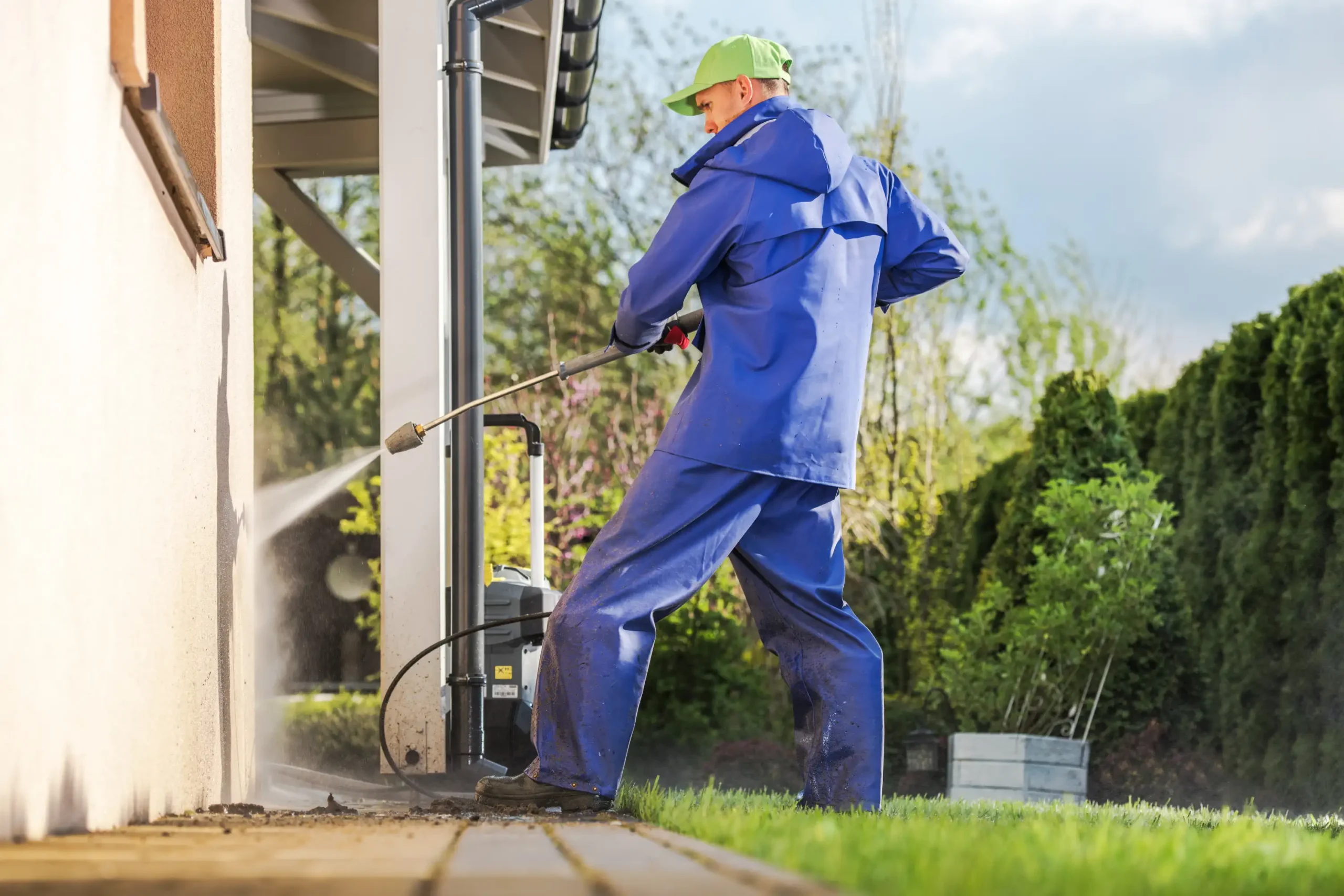Royal Driveway Cleaning professional pressure washing team in Sacramento