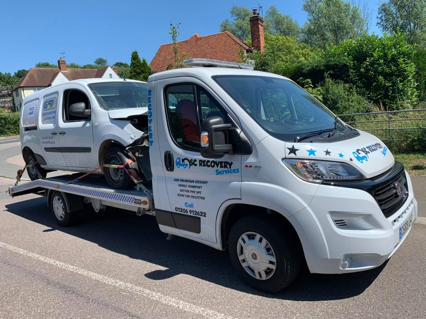 Vehicle Recovery - SC Recovery Services Colchester