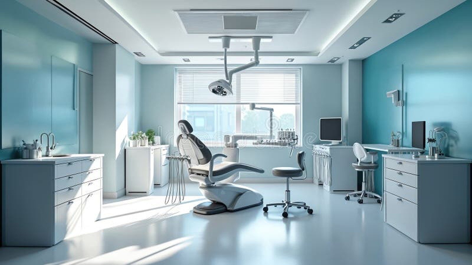 Modern dental consultation room