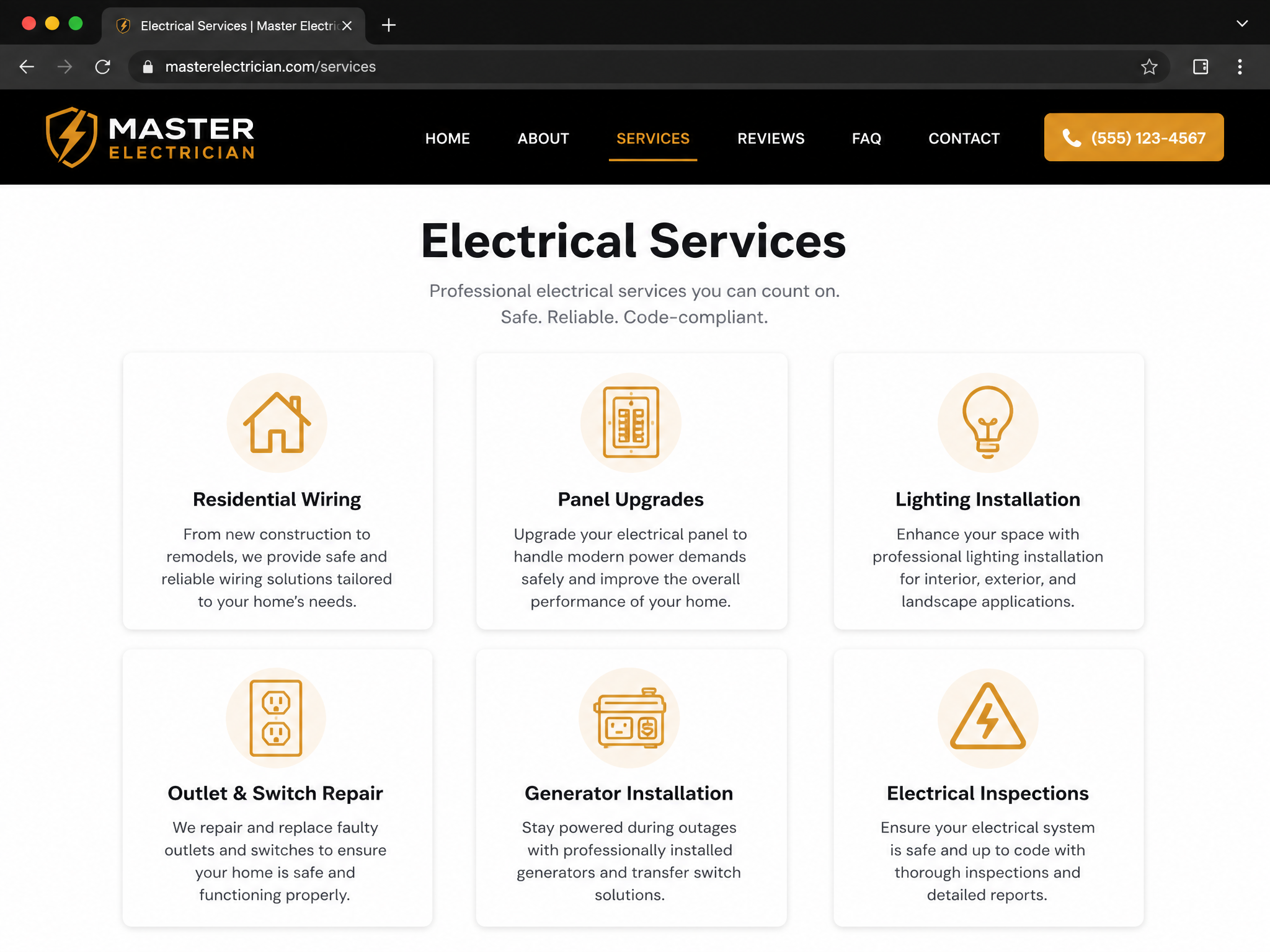 Sample — Master Electrician