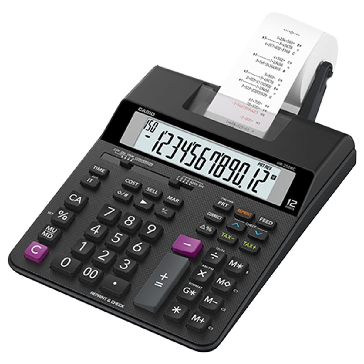 Casio HR-200RC — HR-200RC Printing