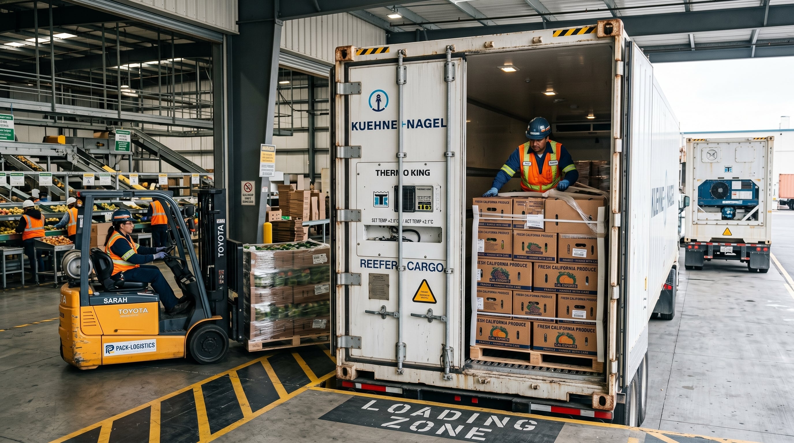 Container Loading — Patel Foods Global infrastructure