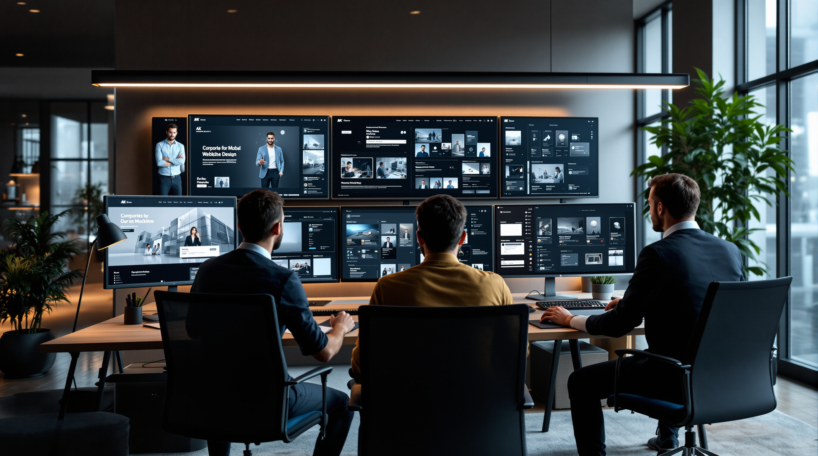 дизайн корпоративных сайтов 2025 - современные тренды и инновации