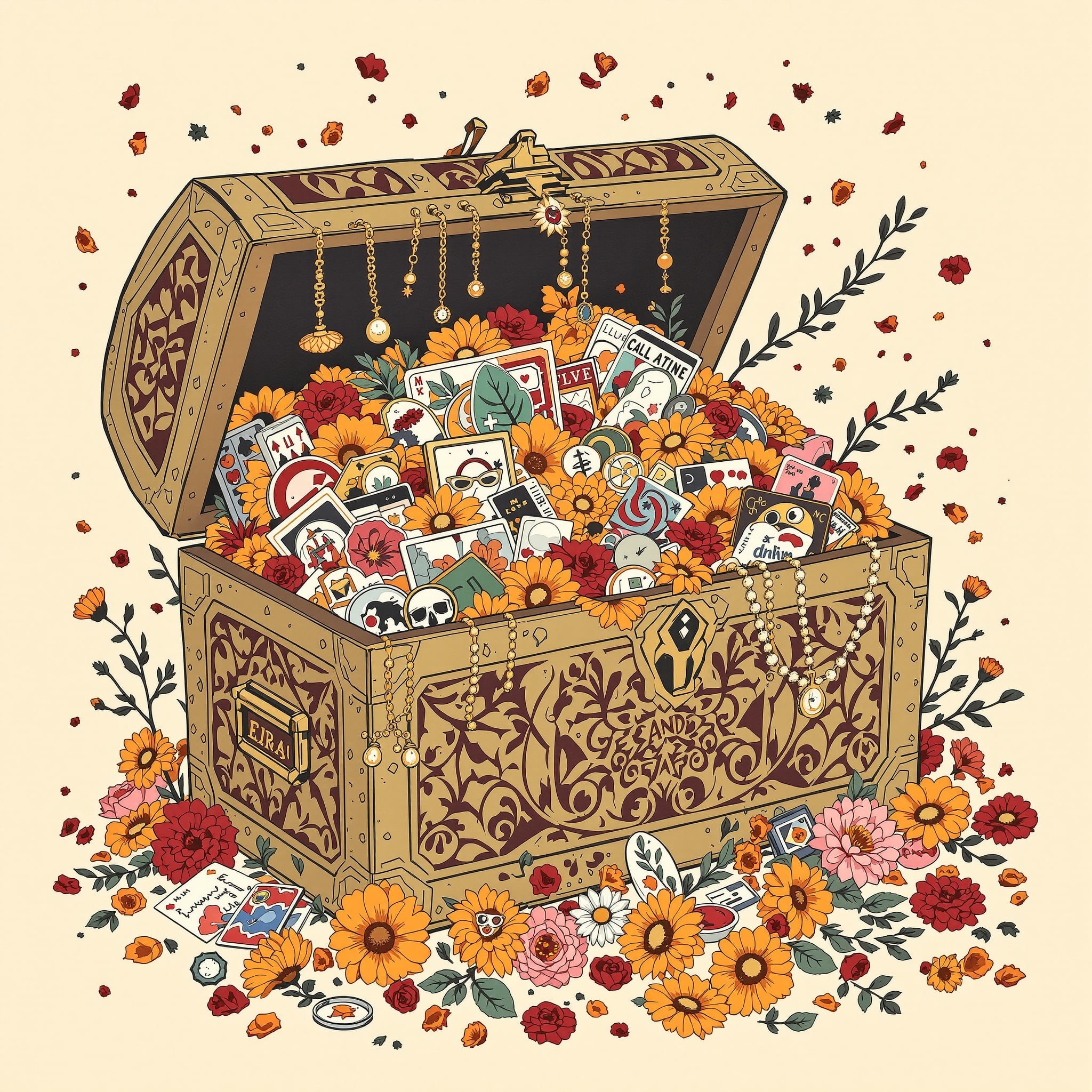 The Pitaara gift box illustration