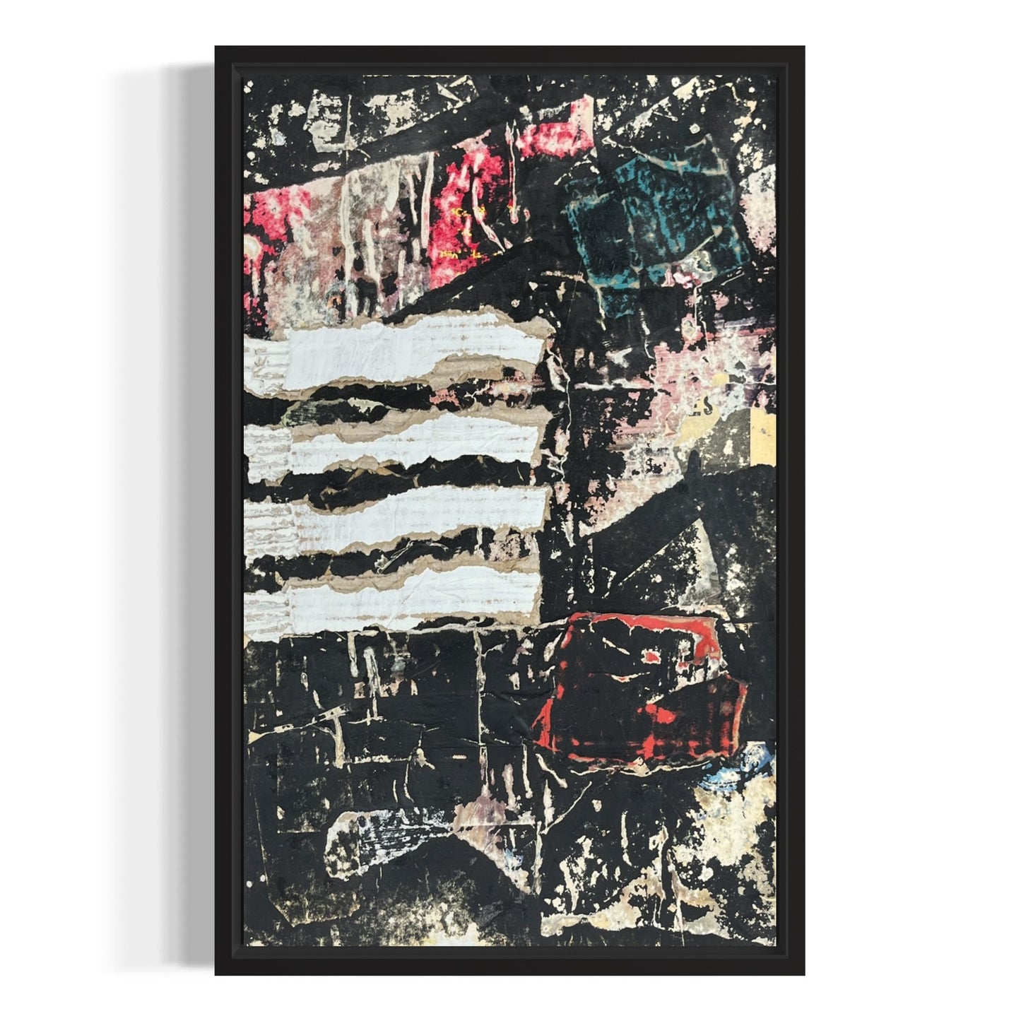 Mixed Media Gold Leaf Art