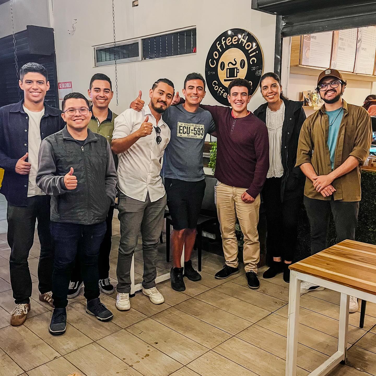 Xavi with his programming students in Costa Rica