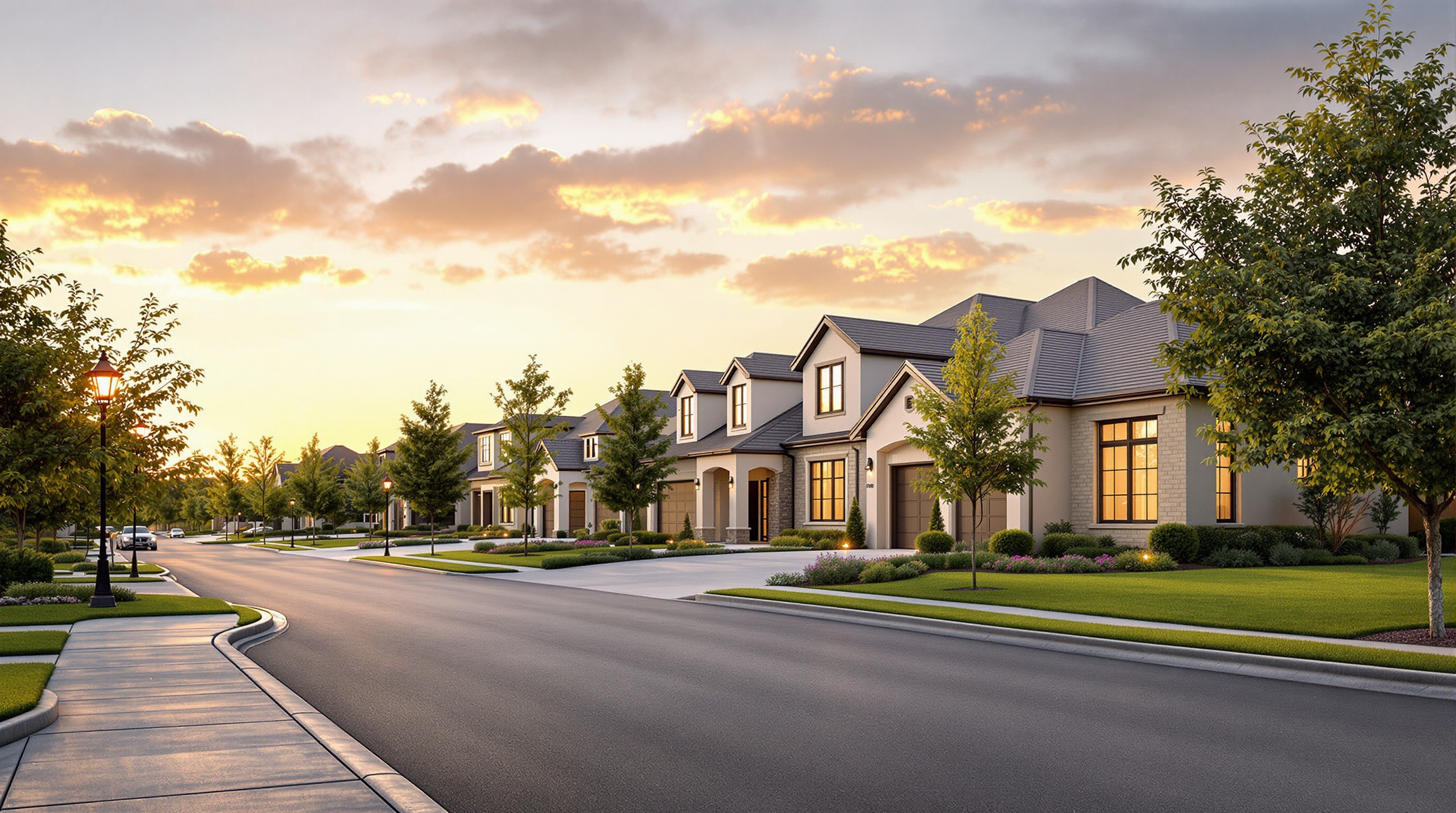 Modern Texas residential development
