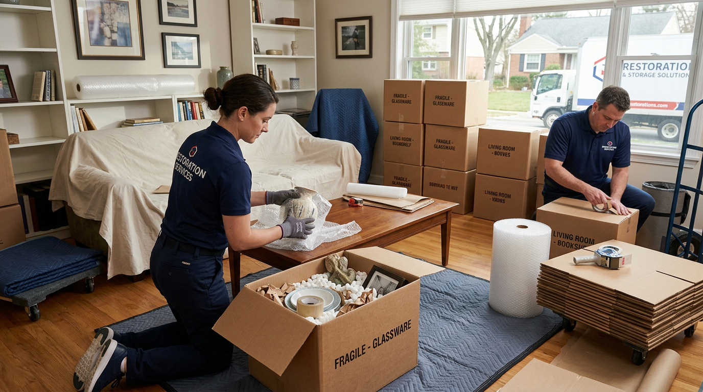 Pack-Out & Content Cleaning - TDN Restoration professional service