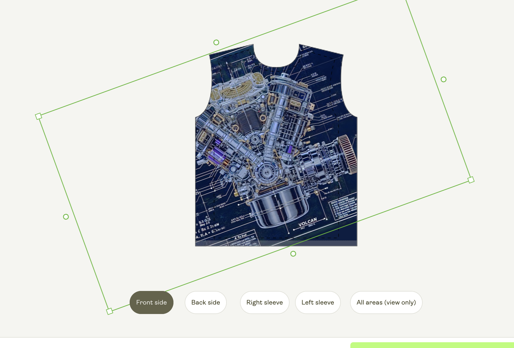 Rocket Engine Blueprint Tee