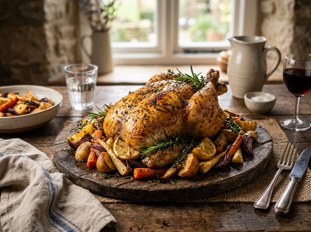 Photo of Lemon Herb Roast Chicken