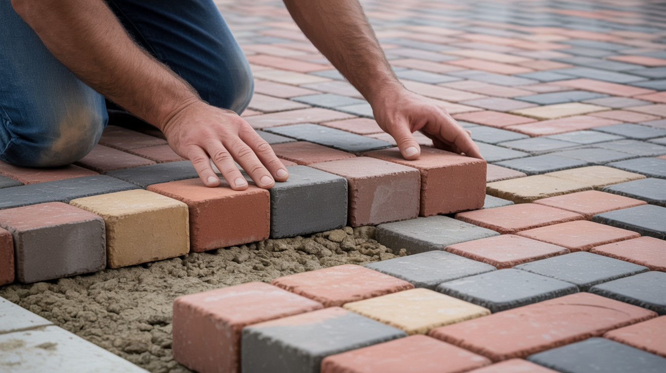 Block Paving - installation process