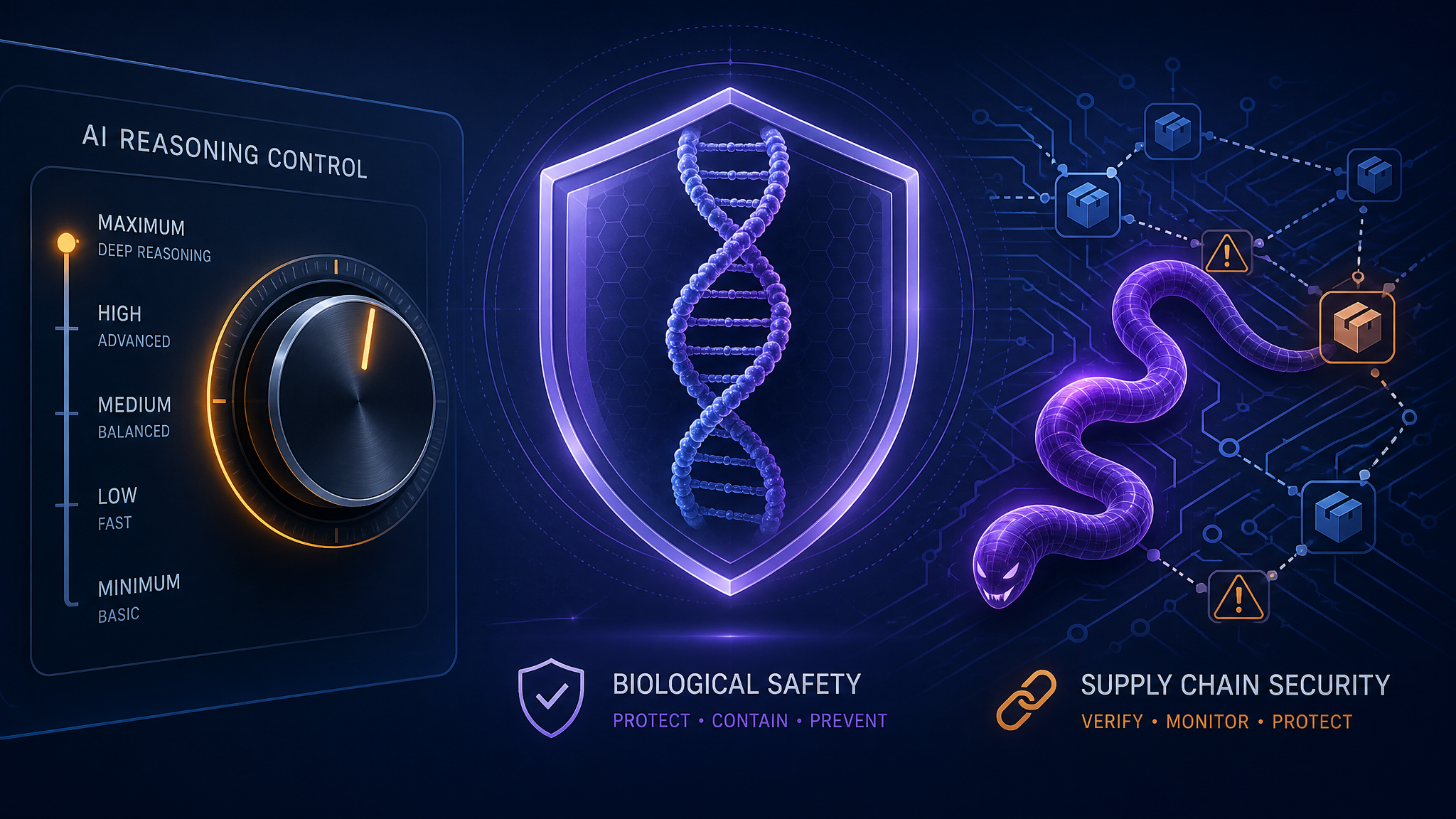 Reasoning Sliders, Safer Biology, and a Worm in the Toolchain: The Week's Defining AI Moves