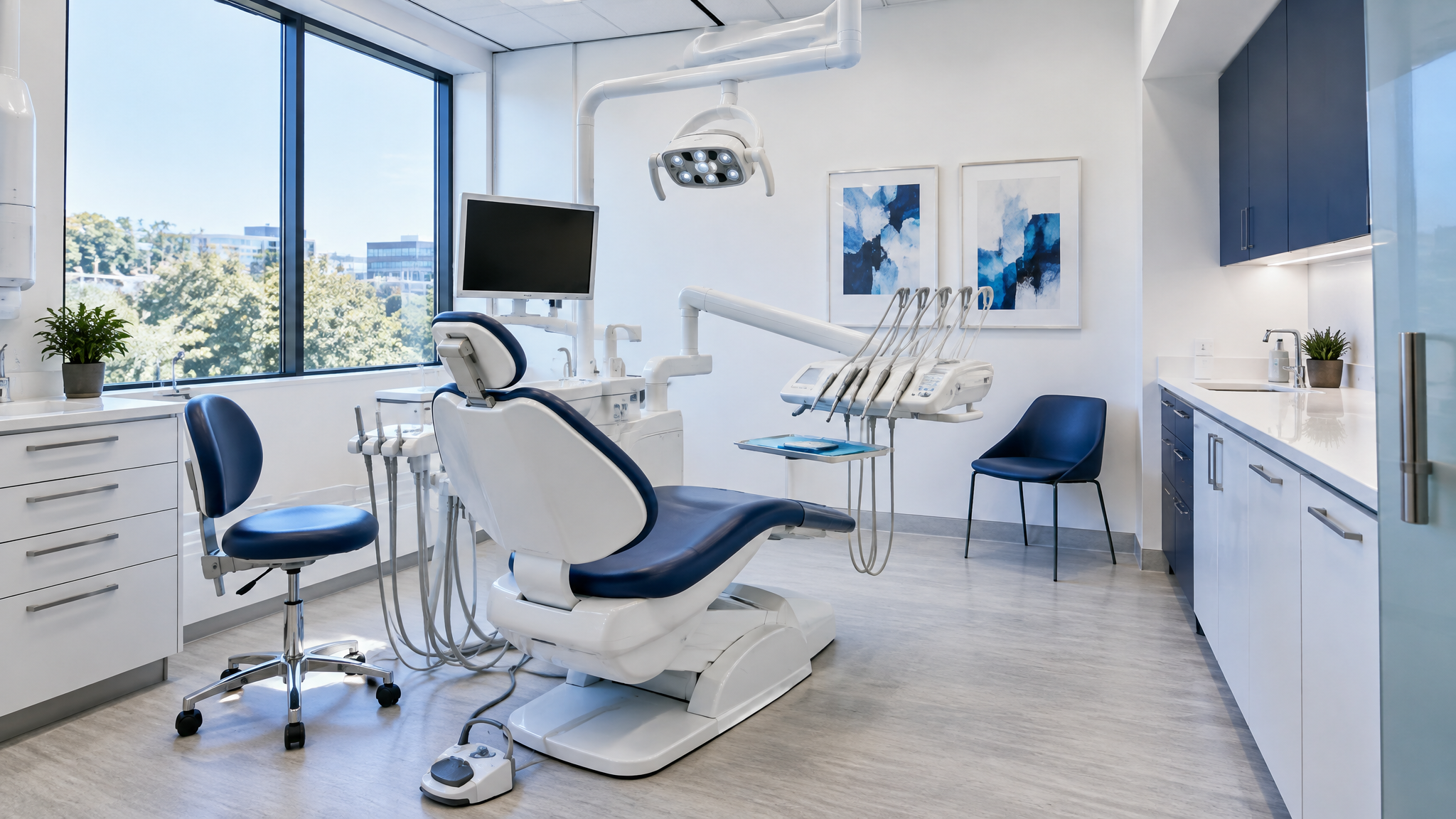 Modern dental clinic treatment room at West Palm Beach Emergency Dentist