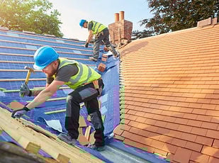 J&J Roofing Team at Work