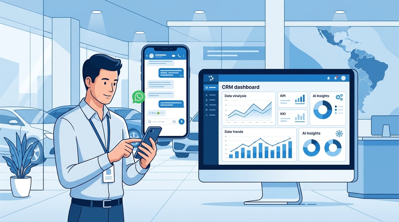 CRM Automotriz con Inteligencia Artificial: Guía Completa para Concesionarias en 2026