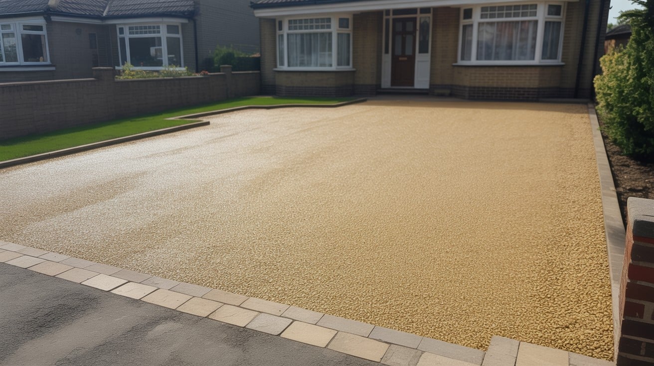 Resin bound driveway