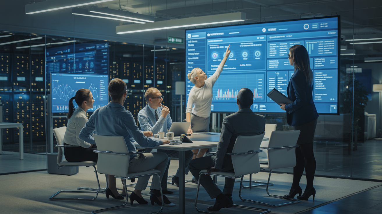 Professional team collaboration