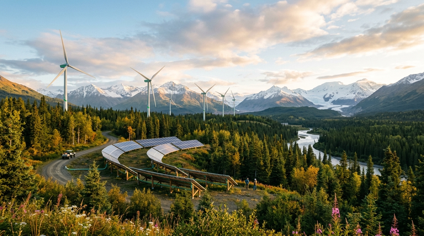 Regenerative energy in natural landscape
