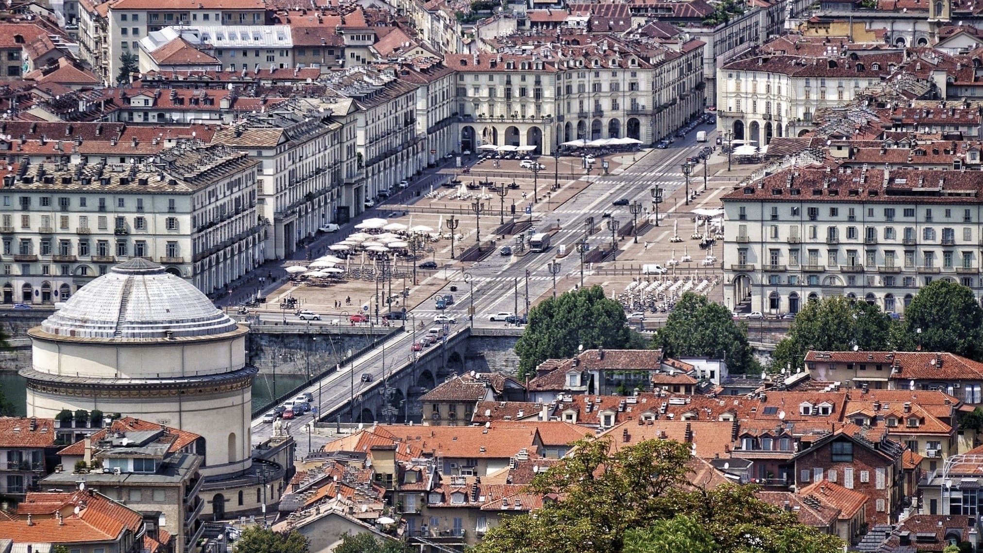 Turin architecture showcasing blend of historic and modern Italian design