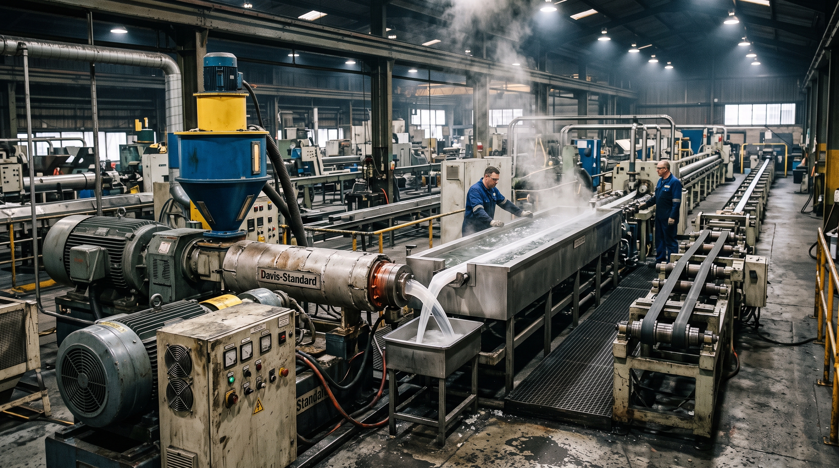 Extrusion production line