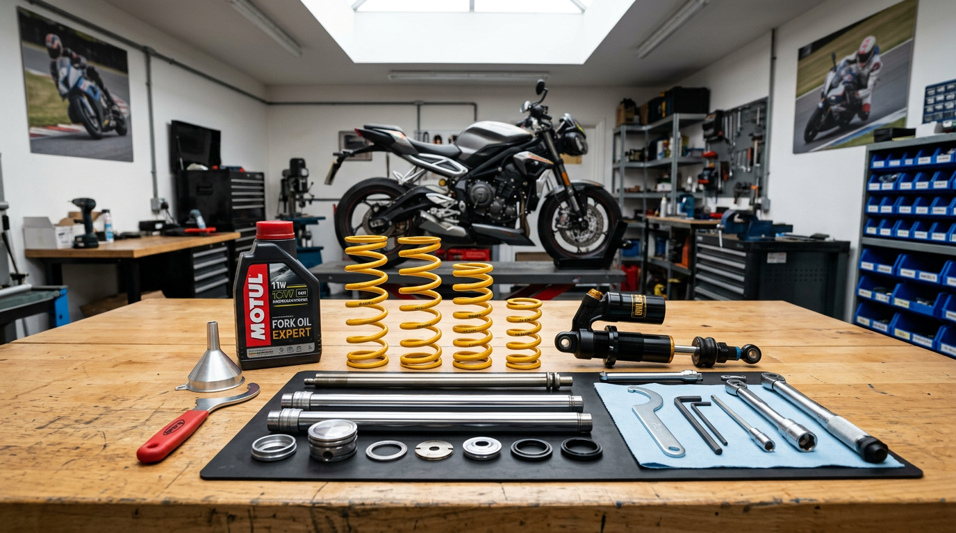 Componentes de mantenimiento de moto
