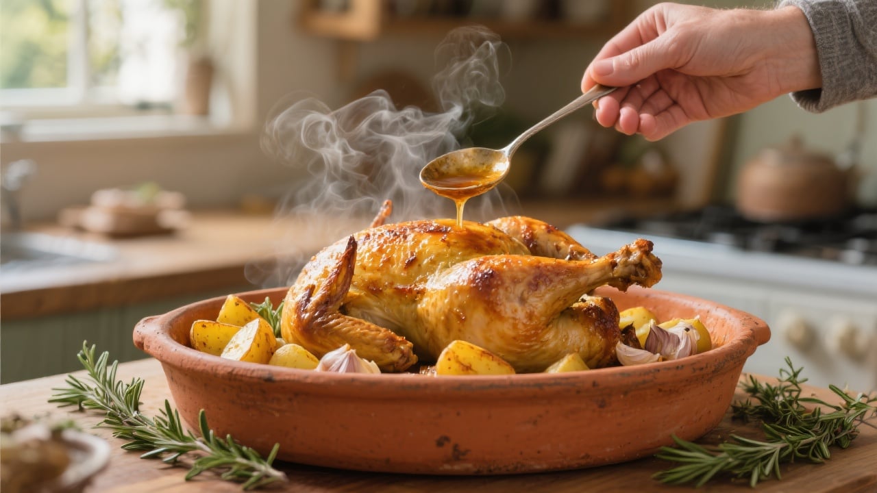 Le Poulet Roti aux Pommes de Terre 4 Image