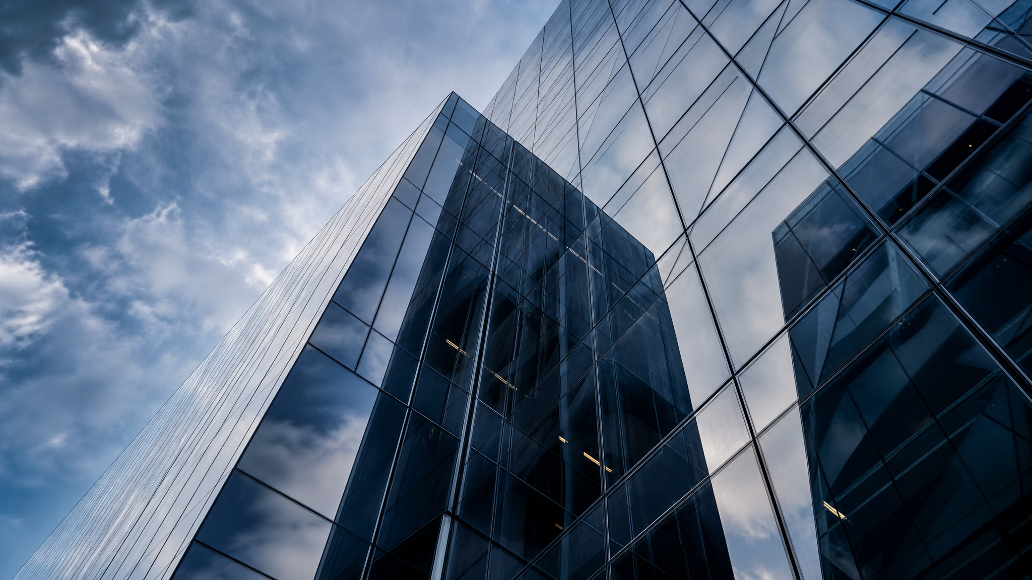 Modern corporate office towers