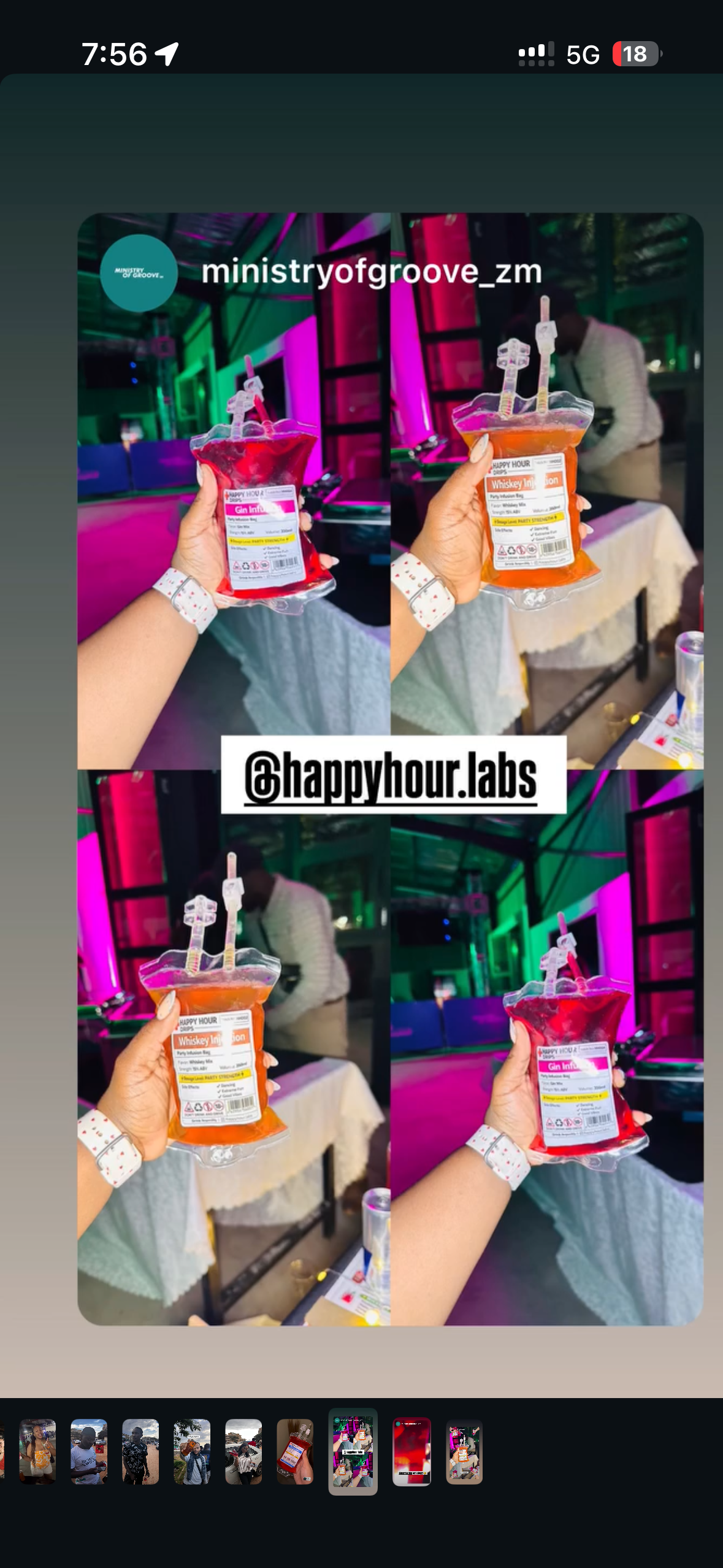 Happy Hour Blood Bag Drips
