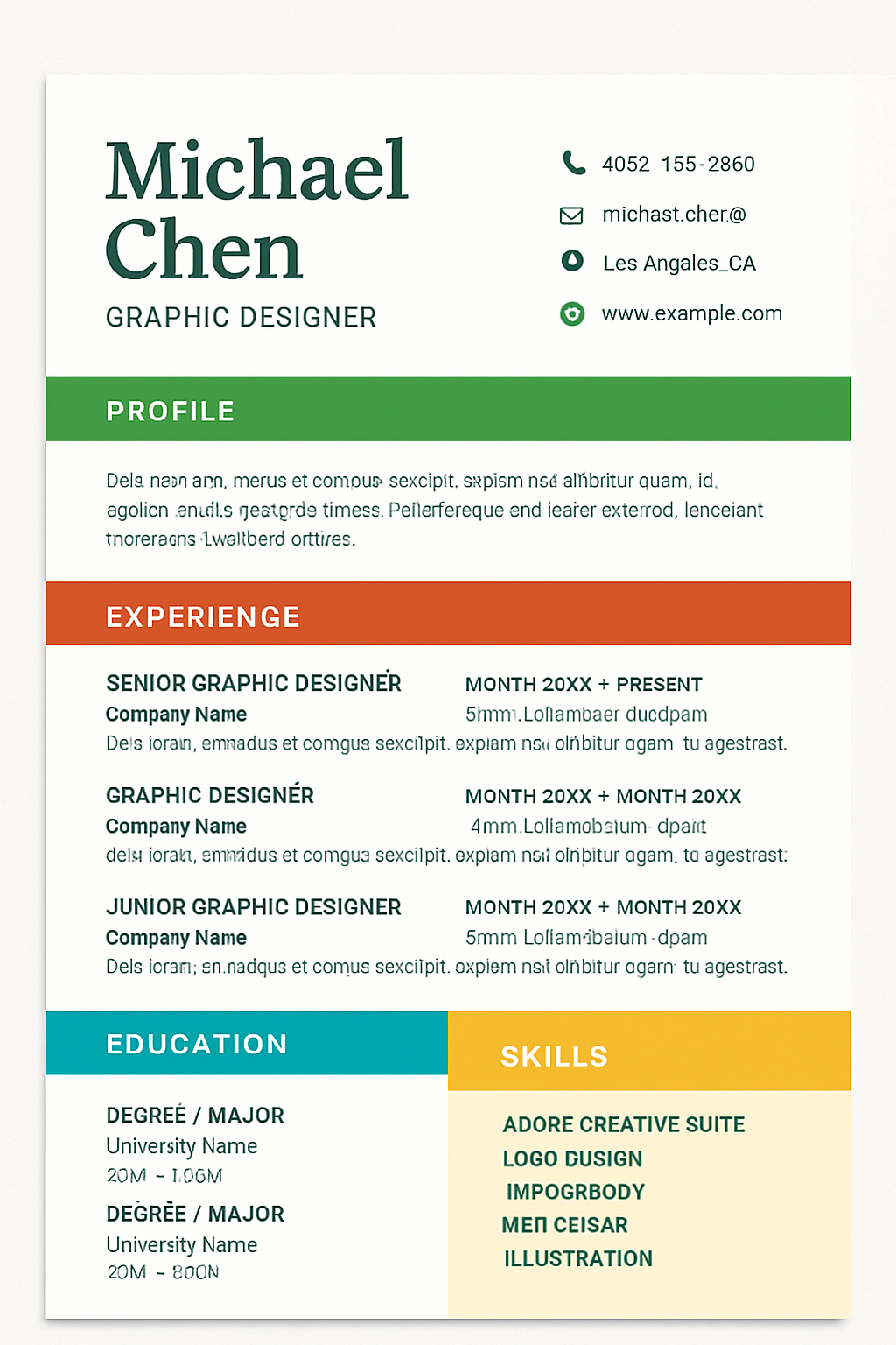 Creative Professional template