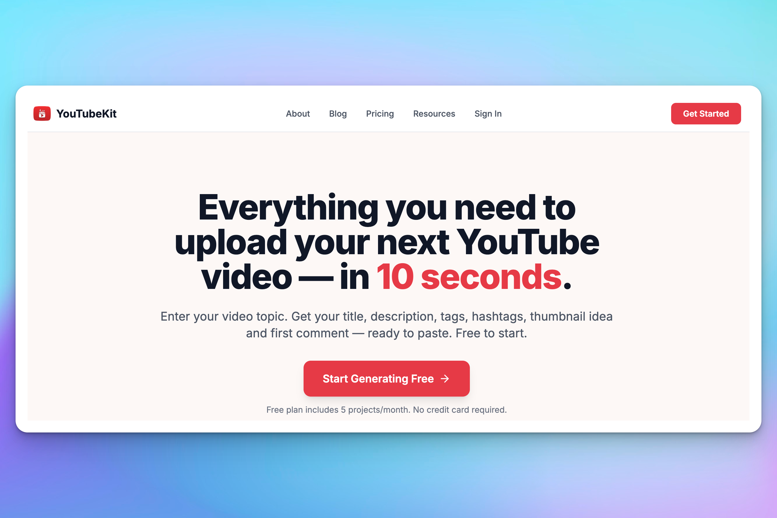 YouTubeKit screenshot