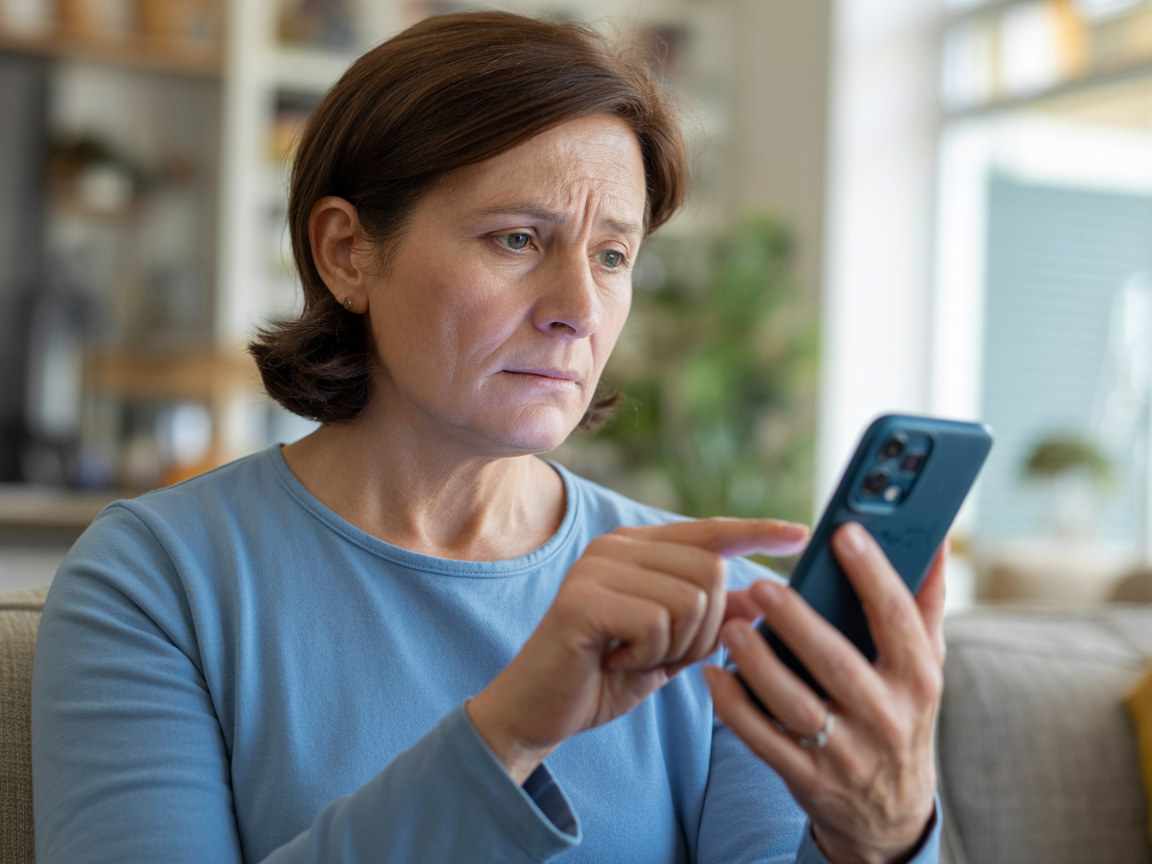 Community member viewing an emergency alert on their phone