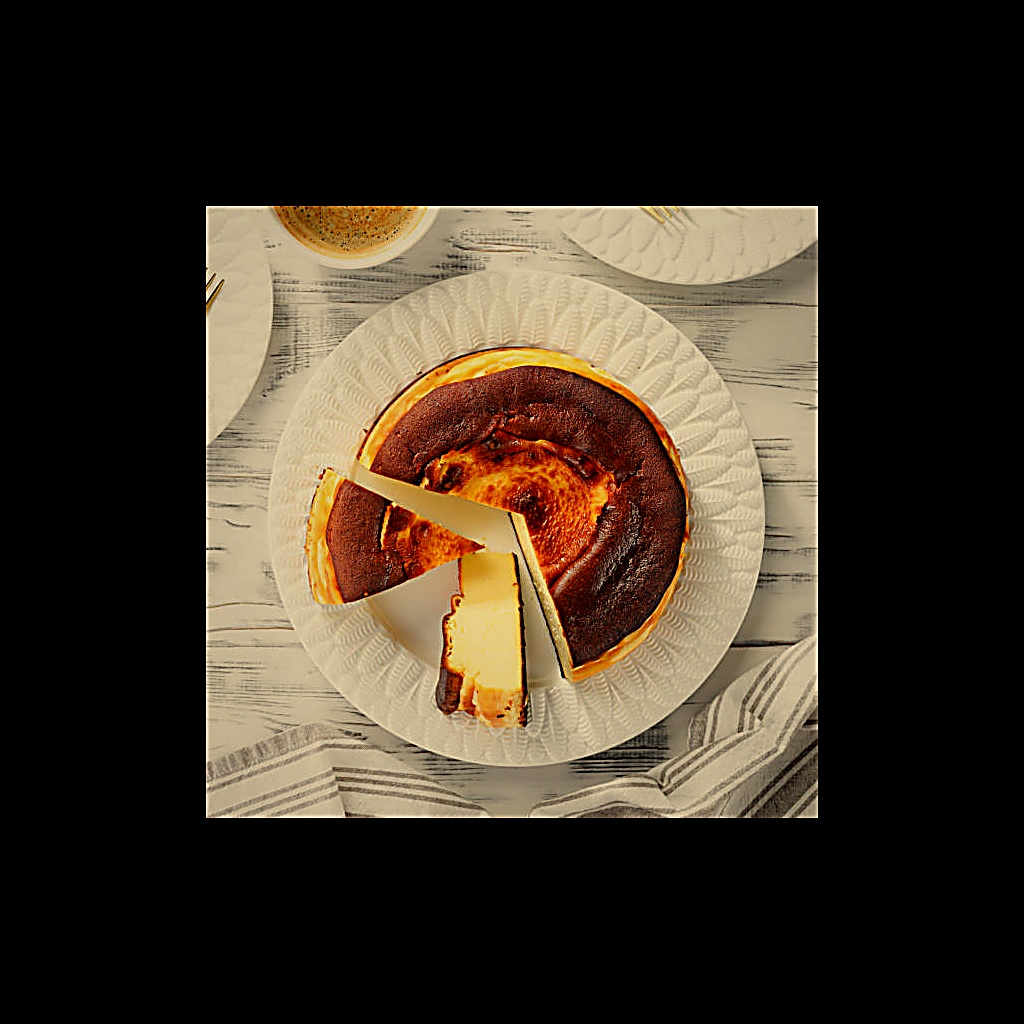 Verbrannter Cheesecake