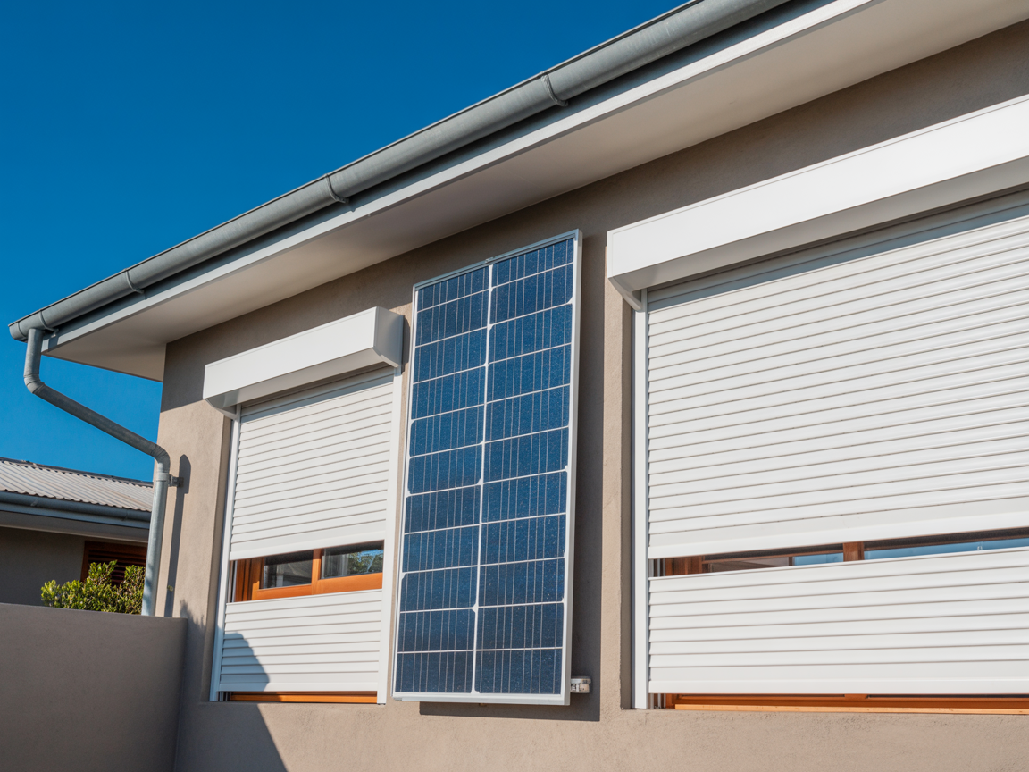 Battery & Solar Powered Roller Shutters