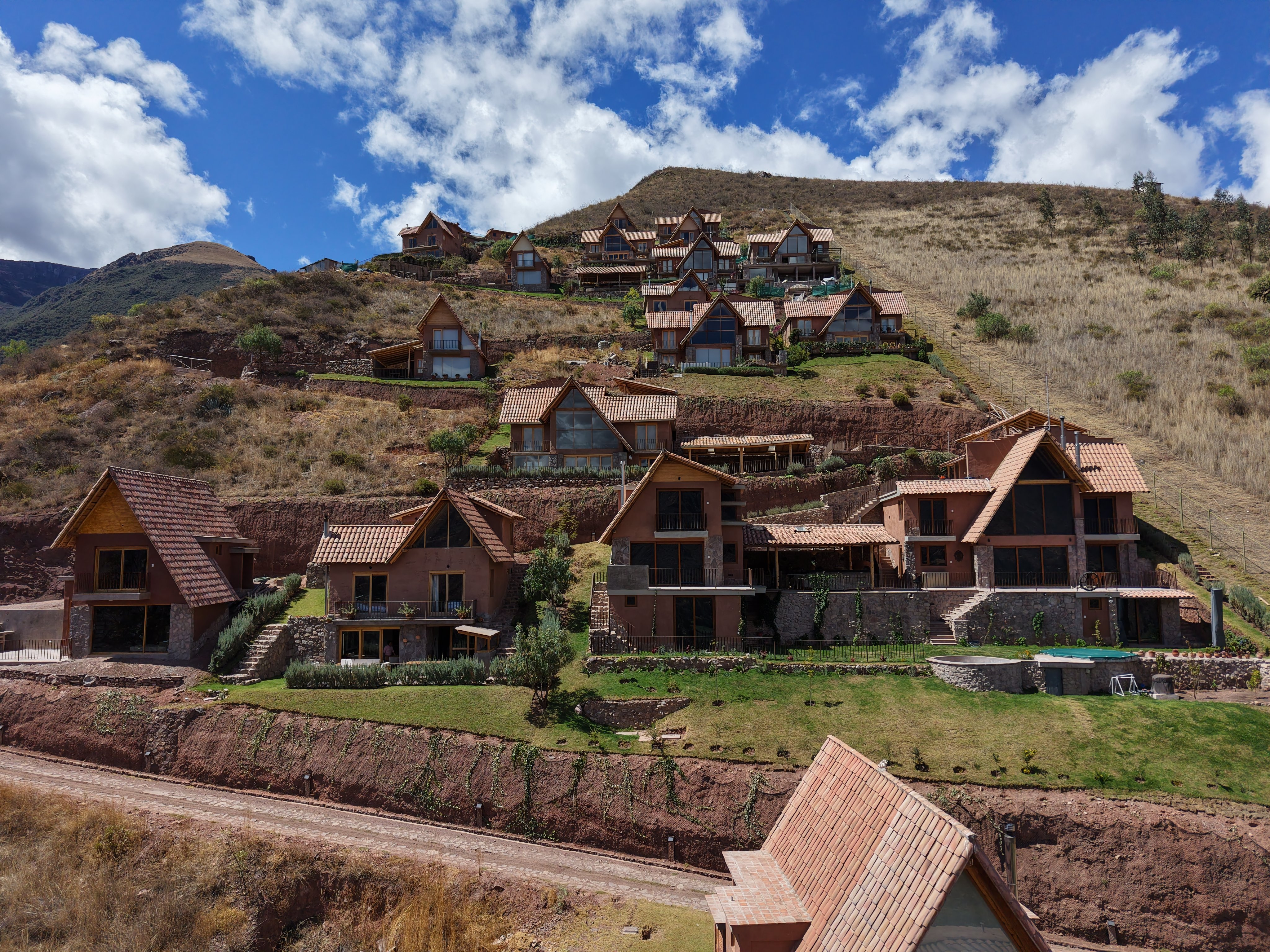 Vista aérea Valle Sagrado