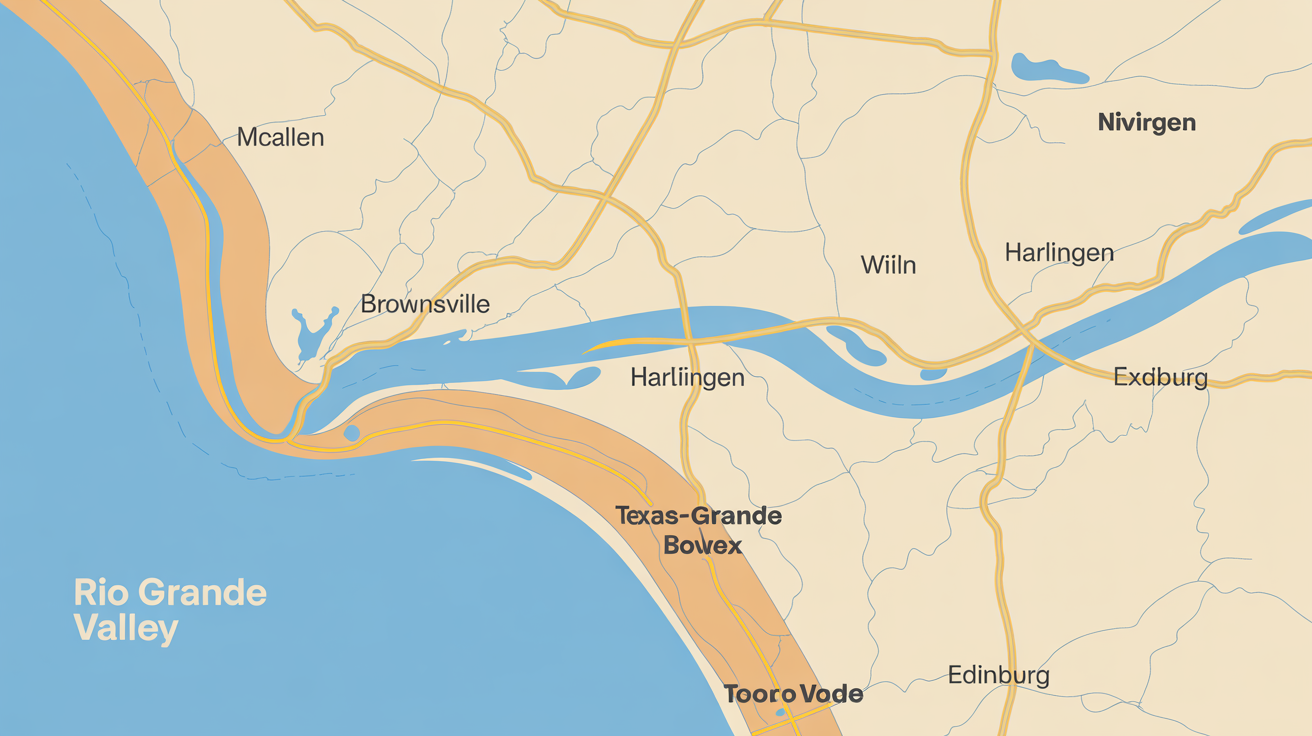 Rio Grande Valley coverage area map