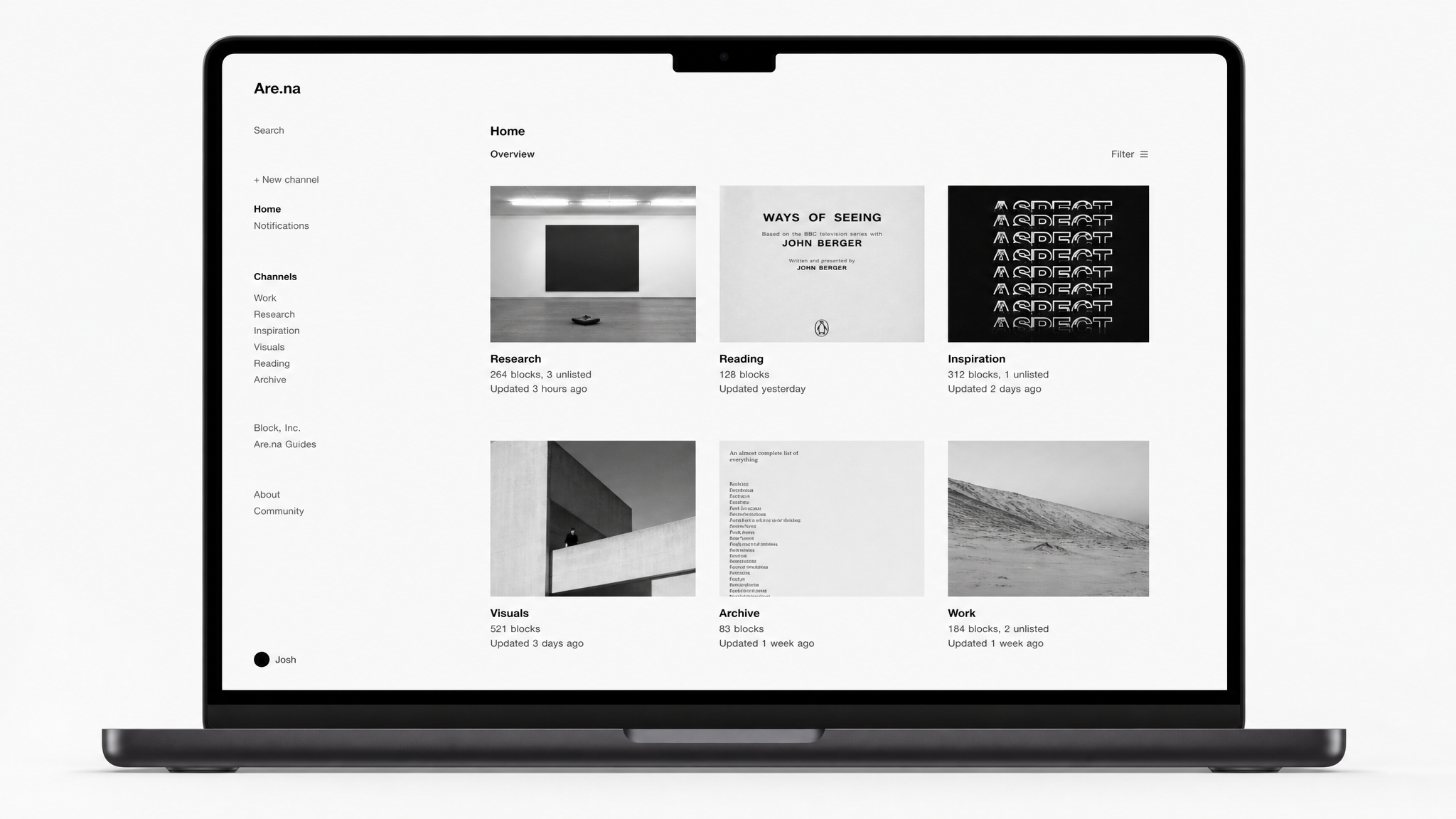 Heuristic Evaluation: Are.na (Desktop Website)