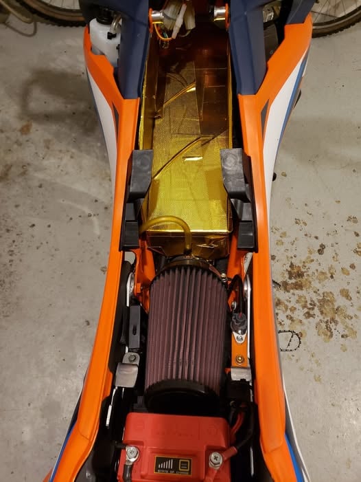 Bike from the dyno run: KTM 690: Big Air Intake + Honey Badger Downpipe + PC6 on Pump Gas
