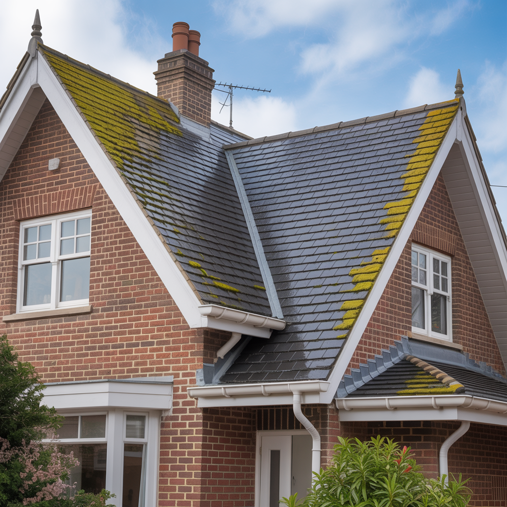 Roof cleaning — Acton