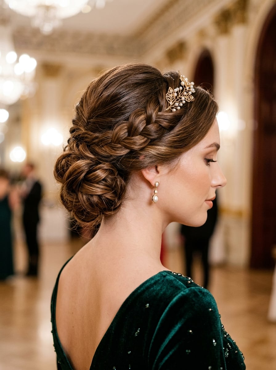 Penteado sofisticado