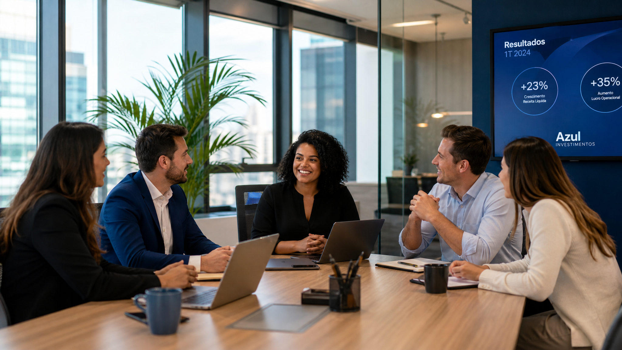 Equipe Simples Precatórios em reunião de trabalho