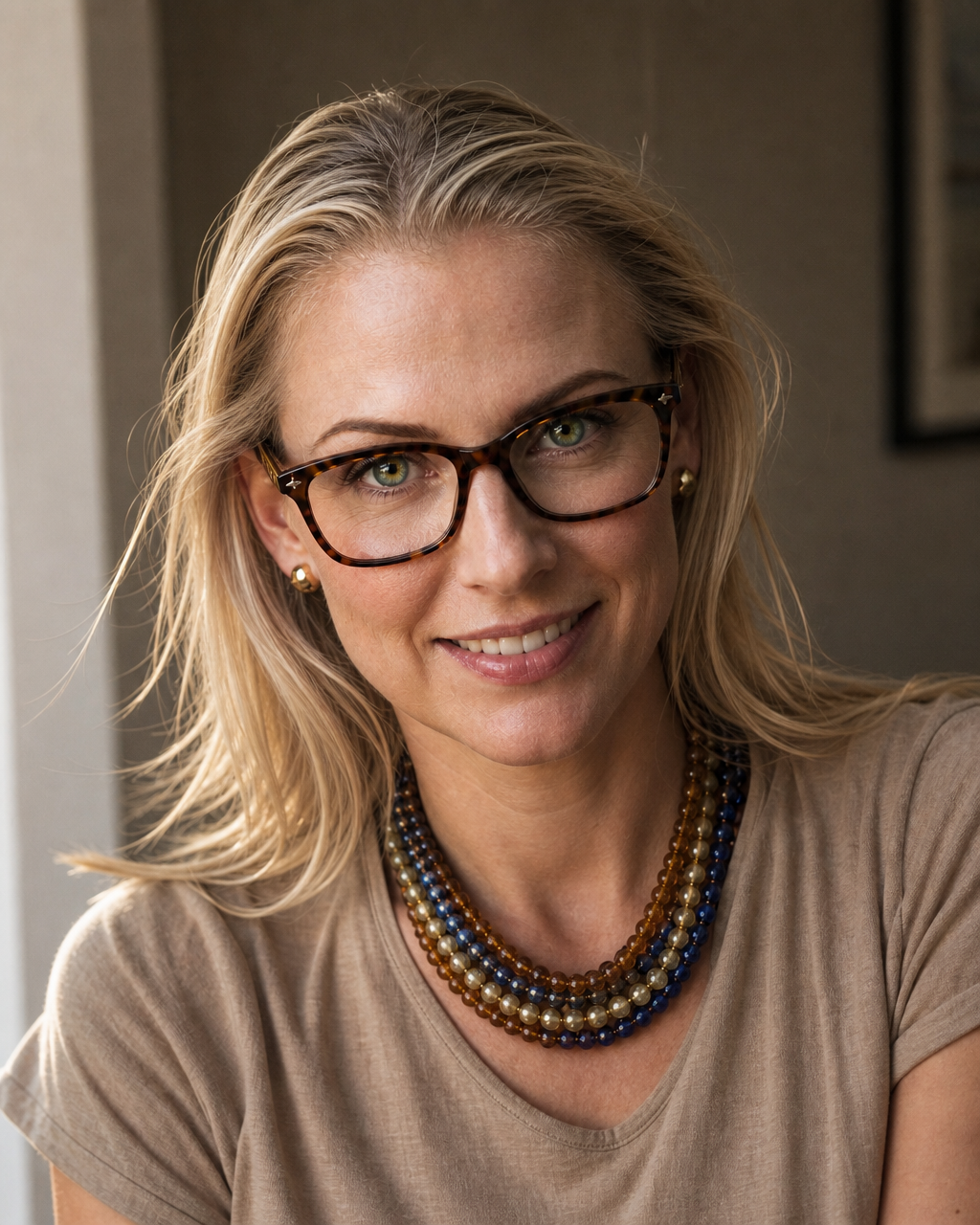 Elizabeth Groch wearing the Lalibela Strand