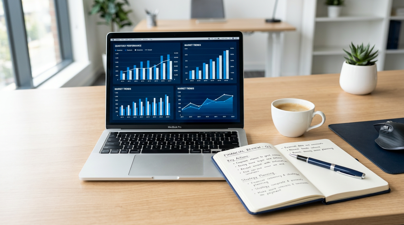 Financial planning workspace